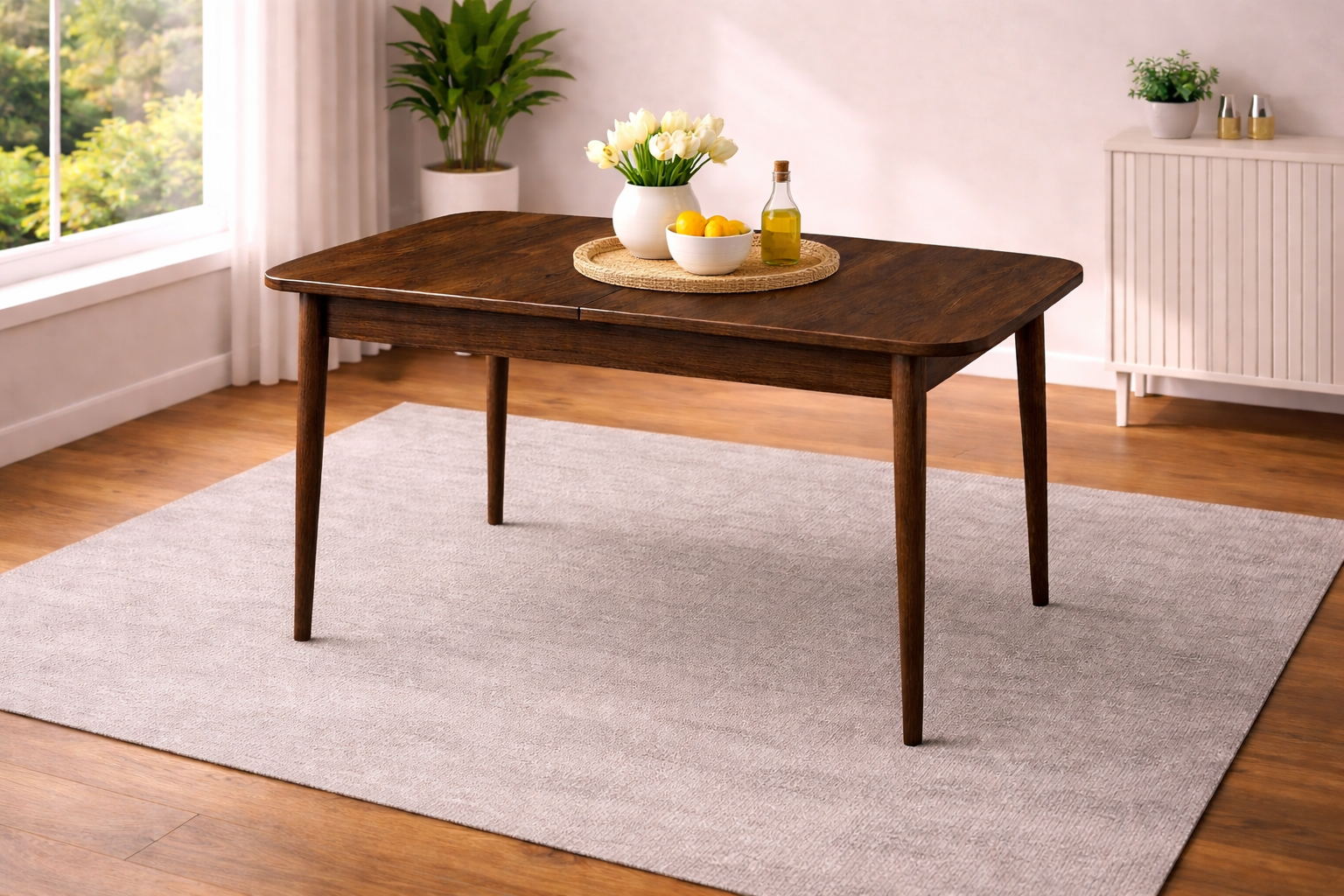 Τραπέζι Exve Με Μηχανισμό Επιμήκυνσης 132-170M, ANTIK PINE , 170/110/73 εκ., All4home